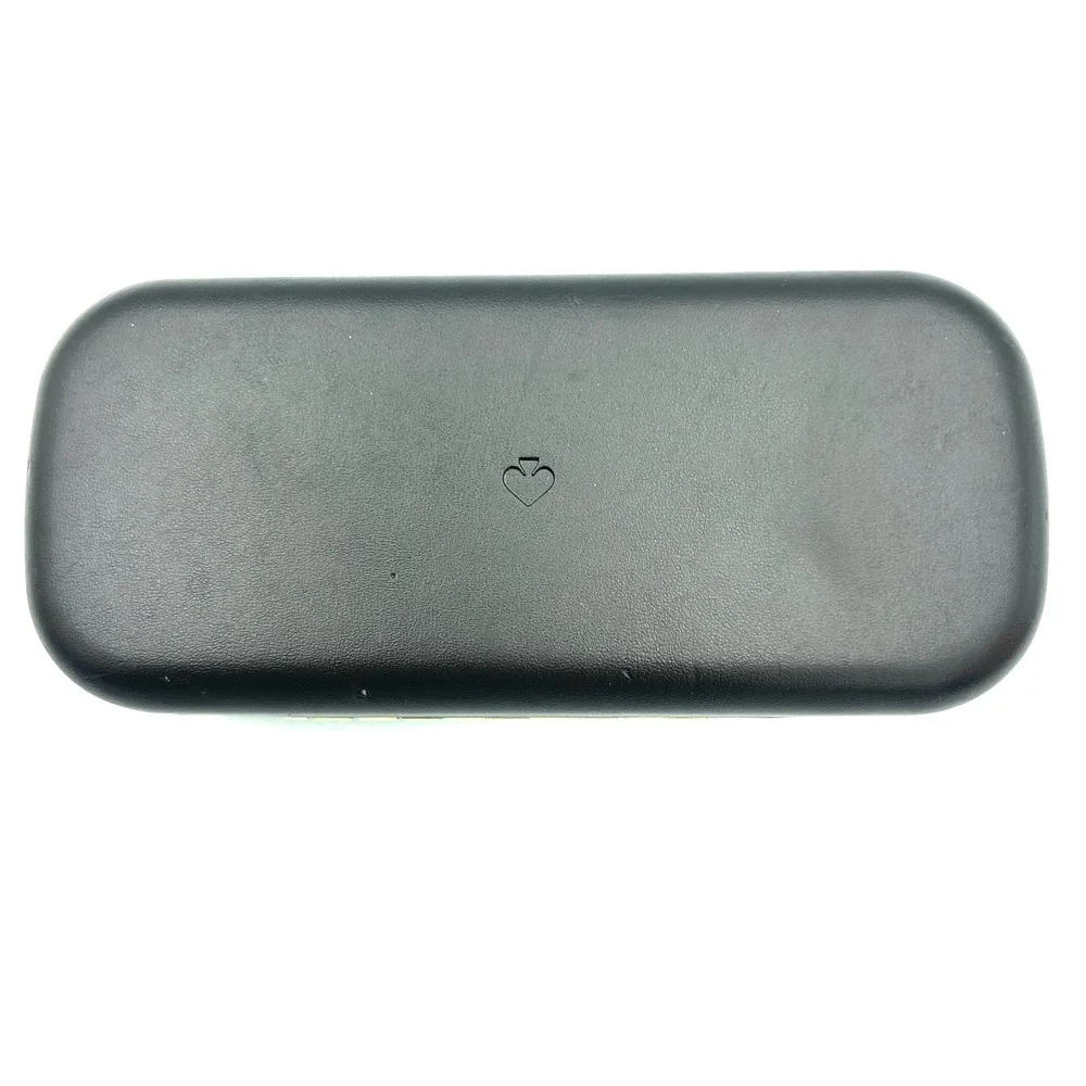 Kate Spade New York Hard Shell Eyeglass Case Green Black So Happy To See You